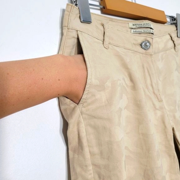 Maison Scotch Anthropology Khaki Skinny Slim Leg Trouser Pants Chinos Stretch - Picture 6 of 15